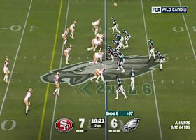 Saquon was nearly gone on 20-yard screen-route reception