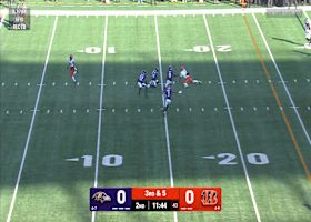 Burrow's deflected pass lands in Humphrey's lap for CB's second INT of '25