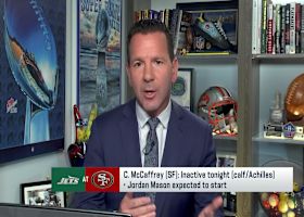 Rapoport: Christian McCaffrey's calf 'didn't feel quite right,' hence the inactive designation vs. Jets | 'NFL GameDay Kickoff'