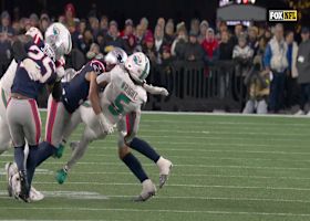 Jack Gibbens flattens Jaylen Wright to force huge fumble