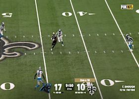 Tyler Shough zips 18-yard strike over the middle to Kevin Austin Jr.