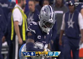 Prescott's 32-yard pass pinpoints Lamb amid blanket coverage in Lions' territory