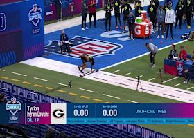 Tyrion Ingram-Dawkins runs official 4.86-second 40-yard dash at 2025 combine