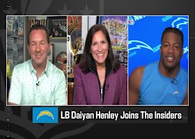 LB Daiyan Henley joins 'The Insiders' for exclusive interview five days before Chargers-Raiders on 'MNF'