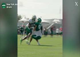 Mason Taylor delivers emphatic celebration after TD catch | 'Inside Training Camp Live'
