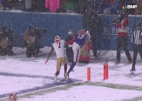 Mack Hollins' toe-tap TD catch vs. Ward boosts Bills' lead to 20-3 over 49ers