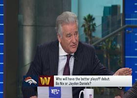 Who will have a better playoff debut: Bo Nix or Jayden Daniels? | 'NFL GameDay Morning'