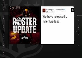 Rapoport: Commanders release C Tyler Biadasz, Seahawks release S Ty Okada, RB George Holani | 'The Insiders'