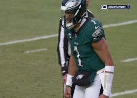 A.J. Brown's toe-tap TD catch boosts Eagles' lead to 26-12 before halftime