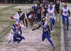 Swift's extra-effort rush is null and void due to Rams defensive stop