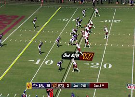 Thomas Graham Jr. jumps pass for red-zone intcerception to force fourth turnover of game