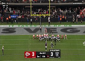 Carlson's 23-yard FG puts Raiders up 6-3 vs. Chiefs