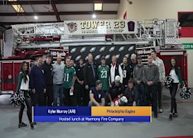 Eagles hosted lunch at Harmony Fire Company in New Jersey | 'GMFB'