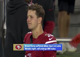 Pelissero: Brock Purdy suffered elbow injury in Week 17 | 'GMFB'