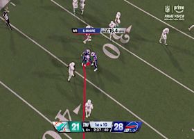 'TNF Prime Vision' shows Elijah Moore slant route turn into 30-yard pickup