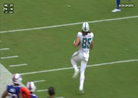 Tua's play action pass results in a Greg Dulcich 22-yard catch and run