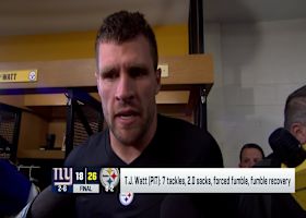 T.J. Watt after Week 8 win: 'We're not satisfied at all'