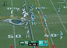 Right place right time? Isaiah Williams locates Metchie III's tipped pass for first down