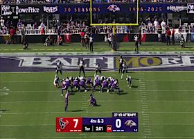 Tyler Loop's 27-yard FG trims Texans' lead to 7-3 in first quarter