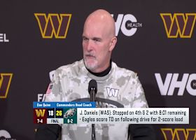 Dan Quinn reacts to close divisional loss to Eagles in Week 11