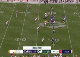 Can't-Miss Play: 48-yard TD! Tylan Wallace wins epic race to right pylon for speedy score