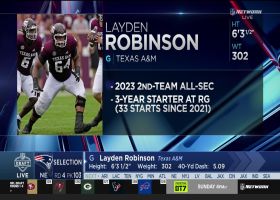 Patriots select Layden Robinson with No. 103 pick in 2024 draft
