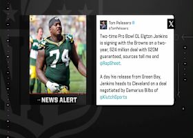 Elgton Jenkins signs with Browns on 2-year, $24 million deal | 'The Insiders'
