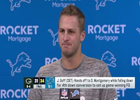 Jared Goff breaks down fourth-down conversion to set up game-winning FG