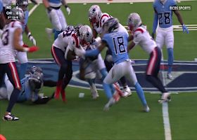 Rhamondre Stevenson bulldozing 11-yard run picks up first down