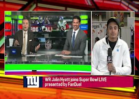 Jalin Hyatt on Saquon Barkley playing in Super Bowl LIX | 'Super Bowl Live'