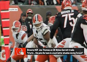 Browns HOF Joe Thomas weighs in on Myles Garrett trade | 'The Insiders'