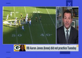 Rapoport: RB Aaron Jones (knee) did not practice Tuesday