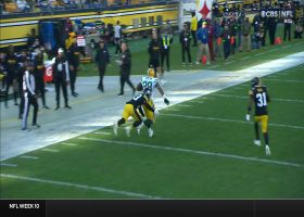 A.J. Dillon breaks loose down left sideline for 40-yard pickup