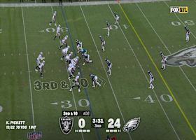 Nolan Smith converges on Pickett for Philly's fourth sack