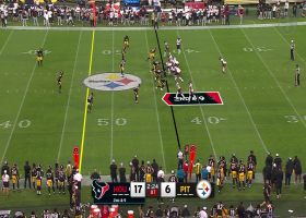 Xavier Hutchinson's 19-yard dash marks Texans' longest rush play of game so far