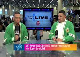 Amon Ra St. Brown and Penei Sewell talk about how Lions can reach the Super Bowl stage | 'Super Bowl Live'