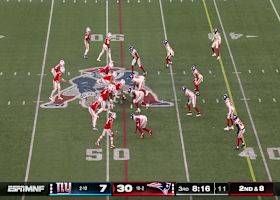 Maye's 9-yard pass pinpoints a toe-tapping Douglas along left sideline