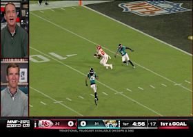 Peyton Manning on Thornton's big catch: 'Great job coming back to the ball' |'ManningCast'