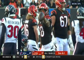 Mixon slips Pitre's would-be TFL and bursts for 9-yard gain