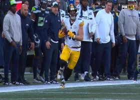 Freiermuth's 25-yard grab sends traveling Steelers fans into frenzied chants for TE