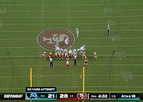 Jake Bates drills 57-yard FG vs. 49ers