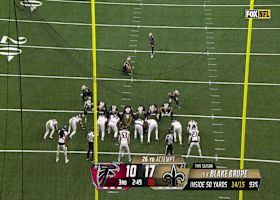 Blake Grupe's 26-yard FG boosts Saints' lead to 20-10 vs. Falcons