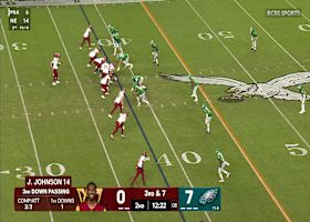 McLaurin's 25-yard reception comes vs. Eagles zone coverage
