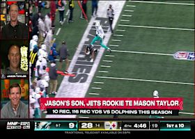 Jason Taylor claims he roots for Jets because of son TE Mason Taylor | 'ManningCast'