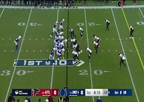 Ashton Dulin's 22-yard run gets Colts to the doorstep of end zone vs. Falcons