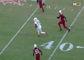 Jaylen Waddle's 20-yard catch and run gets Dolphins into Cardinals territory