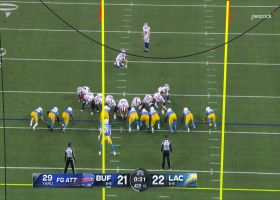 Tyler Bass' 29-yard FG gives Bills lead over Bolts with under 0:30 remaining