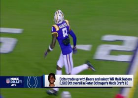 Schrager projects Colts to take Malik Nabers after trading up to No. 9 | 'Mock Draft Live'