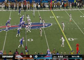 Stefon Diggs shows off his power shaking off would be tackler
