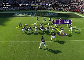 Charlie Kolar catches 10-yard TD on National Tight Ends Day following Caleb Williams INT